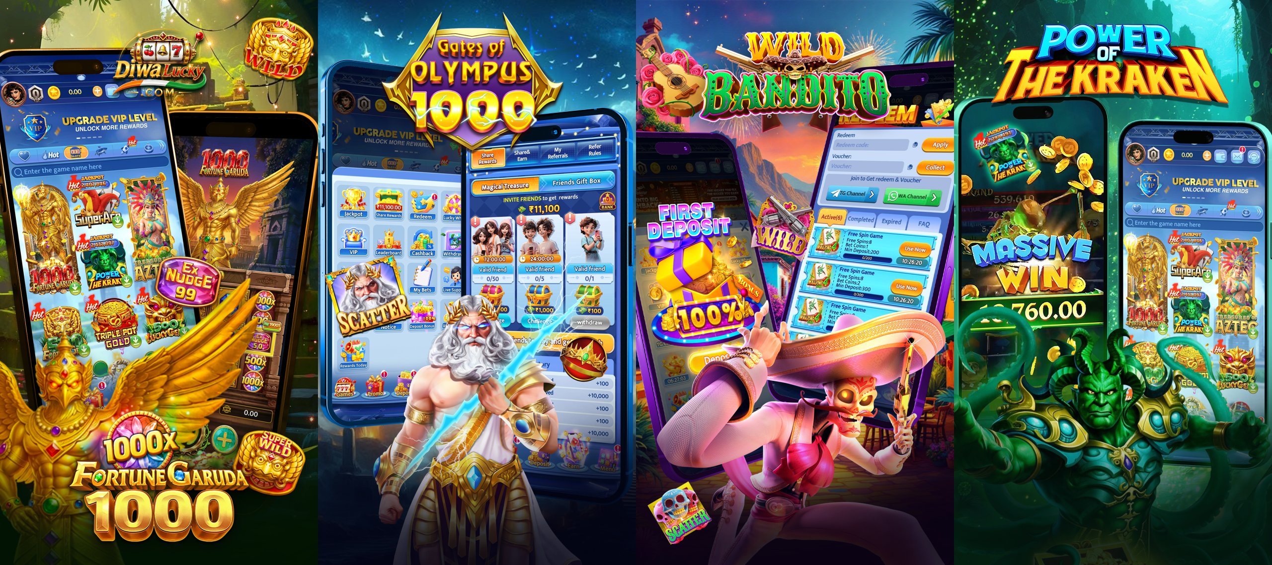 Diwa Lucky cashier and UPI hygiene banner Diwa Lucky